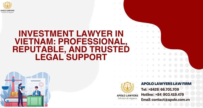 Investment Lawyer in Vietnam: Professional, Reputable, and Trusted Legal Support
